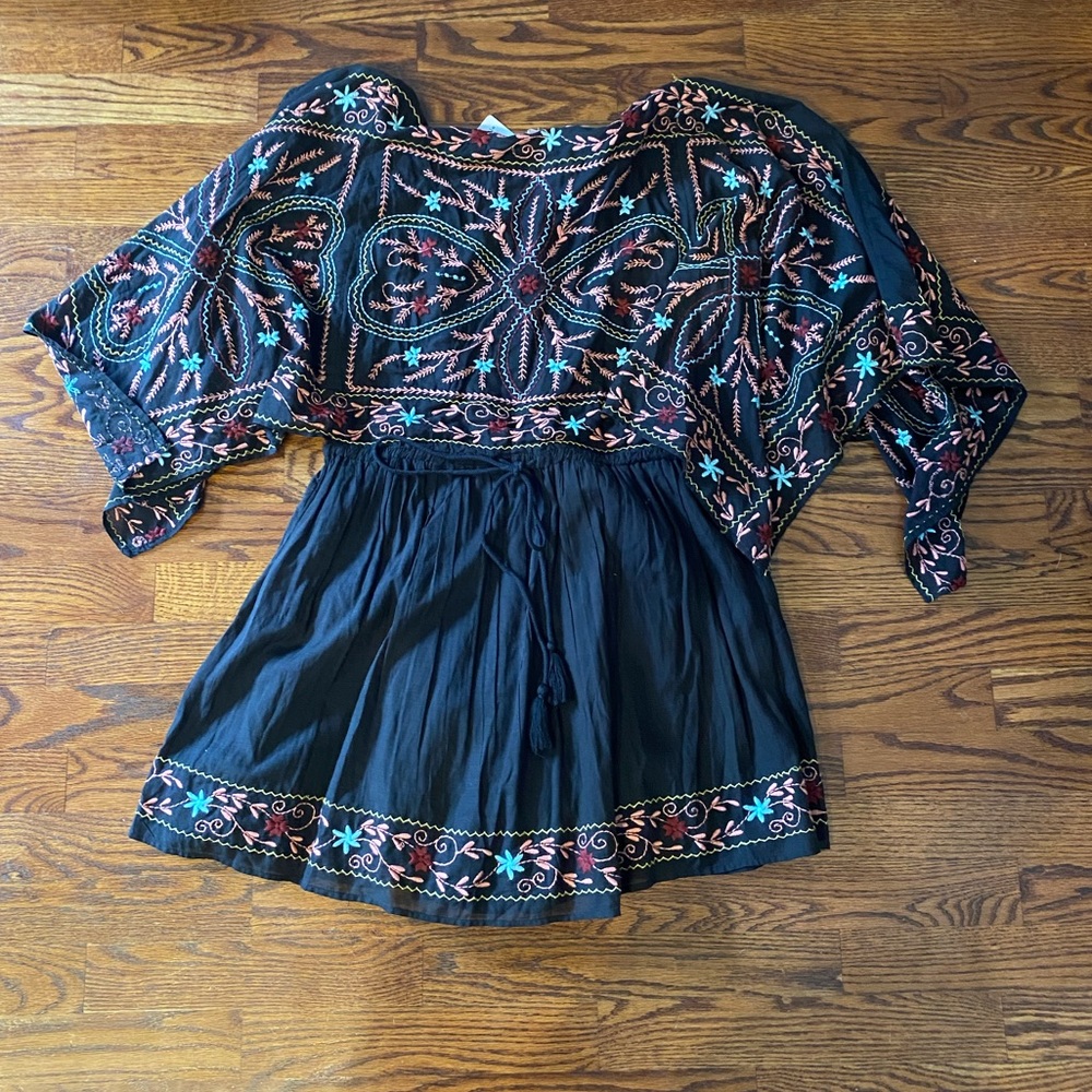 NWT Free People embroidered Boho Dress